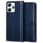 Shock Proof Flip Cover Back Case for Mi Redmi 12 5G | Magnetic Wallet Leather Case with Stand - Image 4