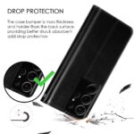 Shock Proof Flip Cover Back Case for Samsung Galaxy S23 Ultra 5G | Magnetic Wallet Leather Case with Stand - Image 6