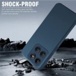 Back Cover for Motorola Moto Edge 60 Pro | Ultra Slim Soft Rubberised Case | Inner Velvet Fabric Lining | Matte Silicone Flexible Mobile Case | Camera Protection - Blue - Image 3