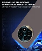 Slim Frameless Back Cover for Realme 13 Pro 5G | Realme 13 Pro Plus 5G | Ultra Thin Lightweight Design & Camera Protection | Soft Matte Silicone Flexible Mobile Case (Grey) - Image 5