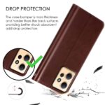 Shock Proof Flip Cover Back Case for Xiaomi Redmi Note 12 4G | Magnetic Wallet Leather Case with Stand - Image 5