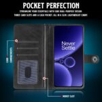 Shock Proof Flip Cover Back Case for 1+ Oneplus Nord Ce 3 5G | Magnetic Wallet Leather Case with Stand - Image 6