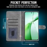 Shock Proof Flip Cover Back Case for 1+ Oneplus Nord Ce 4 5G | Magnetic Wallet Leather Case with Stand - Image 6