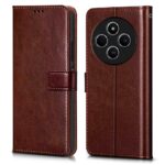 Shock Proof Flip Cover Back Case for Redmi A4 5G | Magnetic Wallet Leather Case with Stand - Image 4