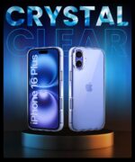 Crystal Clear Transparent Back Cover Case Compatible with iPhone 16 Plus Shockproof Flexible TPU Silicone Case with Full Body & Camera Protection Transparent - Image 4