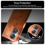 Shock Proof Flip Cover Back Case for Oppo Reno 8T 5G | Magnetic Wallet Leather Case with Stand - Image 4