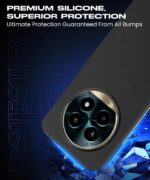 kelpuj Slim Frameless Back Cover for Realme 13 Pro 5G | Realme 13 Pro Plus 5G | Soft Matte Silicone Flexible Mobile Case & Camera Protection | Ultra Thin Lightweight Design (Black) - Image 8