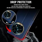 Shock Proof Flip Cover Back Case for Realme 13 Pro 5G | Magnetic Wallet Leather Case with Stand - Image 5