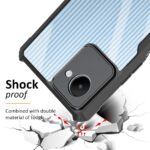 Shock Proof Clear Protective Back Case for Realme C30 | Realme narzo 50i Prime - AirEDGE Technology | 360 Degree Camera Protection | Transparent Hybrid Back Case Mobile Cover - Black - Image 3