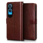 Shock Proof Flip Cover Back Case for 1+ Oneplus Nord Ce 4 Lite 5G | Magnetic Wallet Leather Case with Stand - Image 4