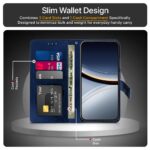 Shock Proof Flip Cover Back Case for Poco F7 5G | Magnetic Wallet Leather Case with Stand - Image 4