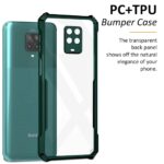 Poly Carbonate Shock Proof Clear Protective Back Cover for Xiaomi Mi Redmi Note 10 Lite, Note 9 Pro, Note 9 Pro Max, Poco M2 Pro - AirEDGE Technology | Camera Protection, Camo Green - Image 3