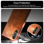 Shock Proof Flip Cover Back Case for Samsung Galaxy A14 5G | Magnetic Wallet Leather Case with Stand - Image 5