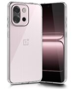 Transparent Back Cover Case for 1+ OnePlus 13s 5G | Raised Bumps for Full Device & Camera Protection Shockproof TPU Silicone Back Case Mobile Cover Transparent - Image 2