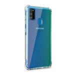Back Cover for Samsung Galaxy M21 / M30s / M21 2021 Edition (Plastic|Transparent) - Image 3