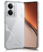 Transparent Back Cover Case for Realme P3 5G | Raised Bumps for Full Device & Camera Protection Shockproof TPU Silicone Back Case Mobile Cover Transparent - Image 2