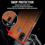 Shock Proof Flip Cover Back Case for Samsung Galaxy M31 | Magnetic Wallet Leather Case with Stand - Image 8