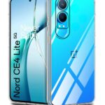 Crystal Clear Transparent Back Cover Case Compatible with OnePlus Nord CE 4 Lite 5G Shockproof Flexible TPU Silicone Case with Full Body & Camera Protection Transparent