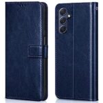 Shock Proof Flip Cover Back Case for Samsung Galaxy M34 5G | Magnetic Wallet Leather Case with Stand