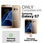 Shock Proof Flip Cover Back Case for Samsung Galaxy S7 | Magnetic Wallet Leather Case with Stand - Image 2