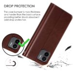 Shock Proof Flip Cover Back Case for Redmi A1 | Magnetic Wallet Leather Case with Stand - Image 8