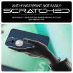 Back Cover for iQOO Z9s 5G | Vivo V40e 5G | Ultra Slim Soft Rubberised Case | Inner Velvet Fabric Lining | Matte Silicone Flexible Mobile Case | Camera Protection - Blue - Image 8