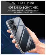 kelpuj Crystal Clear Transparent Back Case for Compatible with Oppo F23 5G | Shockproof Flexible TPU Silicone Cover | Full Body & Camera Protection Transparent - Image 6
