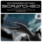 Back Cover for Samsung Galaxy S22 Ultra 5G | Ultra Slim Soft Rubberised Case (Blue) - Image 4