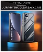 Ultra-Hybrid Crystal Clear Back Case Cover for Xiaomi Mi 12 Pro 5G | Hard Back | Slim Fit Shockproof Design | Camera Protection Bump | Back Cover Case (PC,TPU | Transparent) - Image 3
