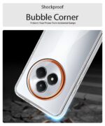 Transparent Back Cover Case for Realme Narzo 80 Pro 5G | Raised Bumps for Full Device & Camera Protection Shockproof TPU Silicone Back Case Mobile Cover Transparent - Image 4