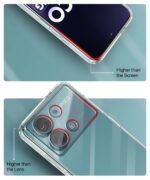 Crystal Clear Transparent Back Case Cover for Poco X6 Neo 5G | Full Device & Camera Protection Shockproof TPU | Flexible Silicone Back Cover Case Transparent - Image 5