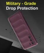 Ultimate Silicon Back Cover Case for Samsung Galaxy S21 FE 5G | Military Grade Drop Protection Shockproof Bumper | AntiSlip Grip | Scratch Proof MicroFibre Cloth Inside (Crimson Red) - Image 6