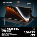 Shock Proof Flip Cover Back Case for Realme Narzo 80 Pro 5G | Magnetic Wallet Leather Case with Stand - Image 8