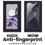 Unbreakable Nano Film Glass Screen Protector for Motorola Moto G13 [ Flexible Like a Screen Guard, Harder Than a Tempered Glass ]  Pack of 2 Clear - Image 4