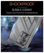 kelpuj Crystal Clear Transparent Back Case for Compatible with Motorola Edge 30 Fusion 5G | Shockproof Flexible TPU Silicone Cover | Full Body & Camera Protection Transparent - Image 6