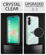 Crystal Clear Transparent Back Case Cover for Samsung Galaxy A26 5G | Full Device & Camera Protection Shockproof TPU | Flexible Silicone Back Cover Case Transparent - Image 4
