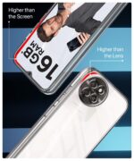 kelpuj Crystal Clear Transparent Back Case Cover for Itel S23 | Full Device & Camera Protection Shockproof TPU Silicone Back Cover Case Transparent - Image 8