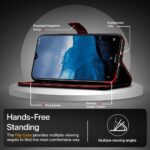 Shock Proof Flip Cover Back Case for Nokia 6.2 | Magnetic Wallet Leather Case with Stand - Image 5