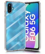 Transparent Back Cover Case for Samsung Galaxy M06 5G | Galaxy F06 5G | Raised Bumps for Full Device & Camera Protection Shockproof TPU Silicone Back Case Mobile Cover Transparent - Image 2