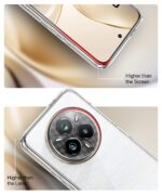 Transparent Back Cover Case for Realme 14 Pro Plus 5G | Raised Bumps for Full Device & Camera Protection Shockproof TPU Silicone Back Case Mobile Cover Transparent - Image 8