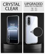 Transparent Back Cover Case for 1+ OnePlus Nord 5 | Raised Bumps for Full Device & Camera Protection Shockproof TPU Silicone Back Case Mobile Cover Transparent - Image 6