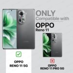 Shock Proof Flip Cover Back Case for Oppo Reno 11 5G | Magnetic Wallet Leather Case with Stand - Image 2