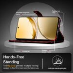 Shock Proof Flip Cover Back Case for Iqoo Z10R 5G | Magnetic Wallet Leather Case with Stand - Image 8