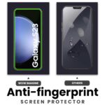 6D Screen Protector Tempered Glass for Samsung Galaxy S23 5G | ScratchProof | Bubble Proof | Full Glue Edge to Edge Coverage | with Easy Installation Kit  Black (Pack of 1) - Image 5