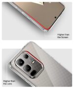 kelpuj Crystal Clear Transparent Back Case Cover for Infinix Note 50X 5G | Full Device & Camera Protection Shockproof TPU | Flexible Silicone Back Cover Case Transparent - Image 8