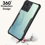 Shock Proof Clear Back Case Mobile Cover for 1+ OnePlus 10R 5G | 10R Prime 5G (Hard | Hybrid PC + TPU | Full Armour Device & Camera Protection | Black) - Image 2