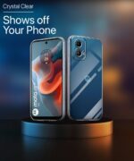 kelpuj Crystal Clear Transparent Back Case Cover for Motorola Moto G34 5G | Moto G45 5G | Full Device & Camera Protection Shockproof TPU Silicone Back Cover Case Transparent - Image 6