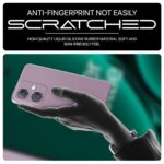 Back Cover for 1+ OnePlus Nord CE 3 5G | Ultra Slim Soft Rubberised Case | Inner Velvet Fabric Lining | Matte Silicone Flexible Mobile Case | Camera Protection - Lilac - Image 8