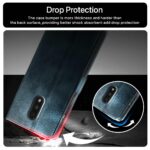 Shock Proof Flip Cover Back Case for Oneplus 7 | Magnetic Wallet Leather Case with Stand - Image 4