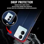 Shock Proof Flip Cover Back Case for Iqoo Z7 Pro | Magnetic Wallet Leather Case with Stand - Image 8